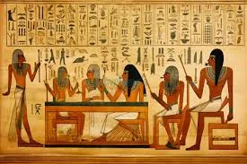 Ancient Egyptian Relief Showing Hierarchy